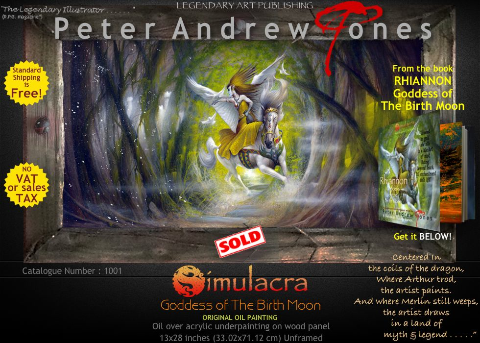 Solar Wind Simulacra Oil Painting
              and Limited Edition Print of a roleplay game illustration